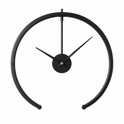NeonDeco Horloge Murale Design Rond Ouvert 50 cm