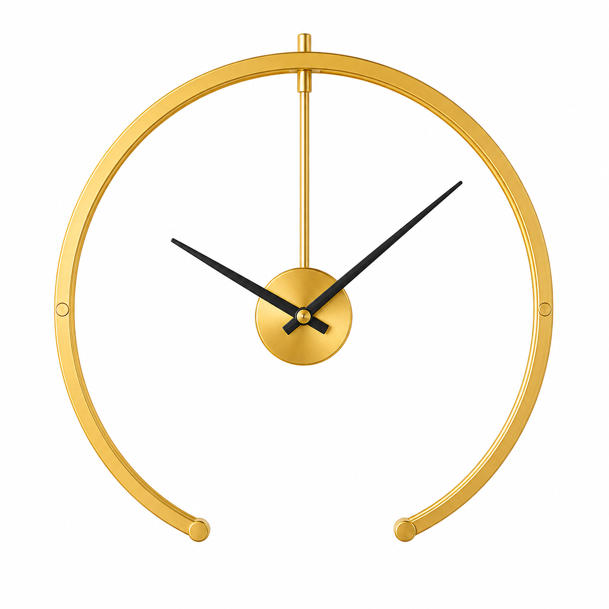 NeonDeco Horloge Murale Design Rond Ouvert 50 cm