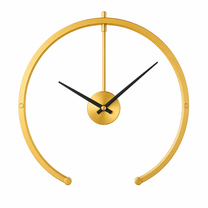 NeonDeco Horloge Murale Design Rond Ouvert 50 cm