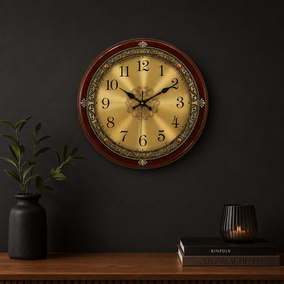 NeonDeco Grande Horloge Murale Vintage 42CM