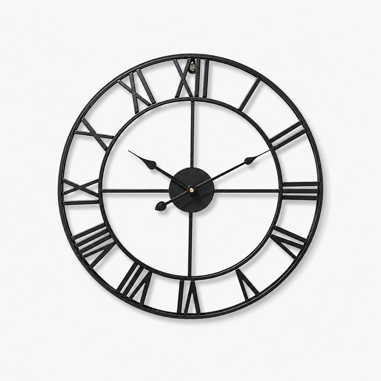 NeonDeco Horloge Murale Rétro à Chiffres Romains