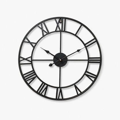 NeonDeco Horloge Murale Rétro à Chiffres Romains